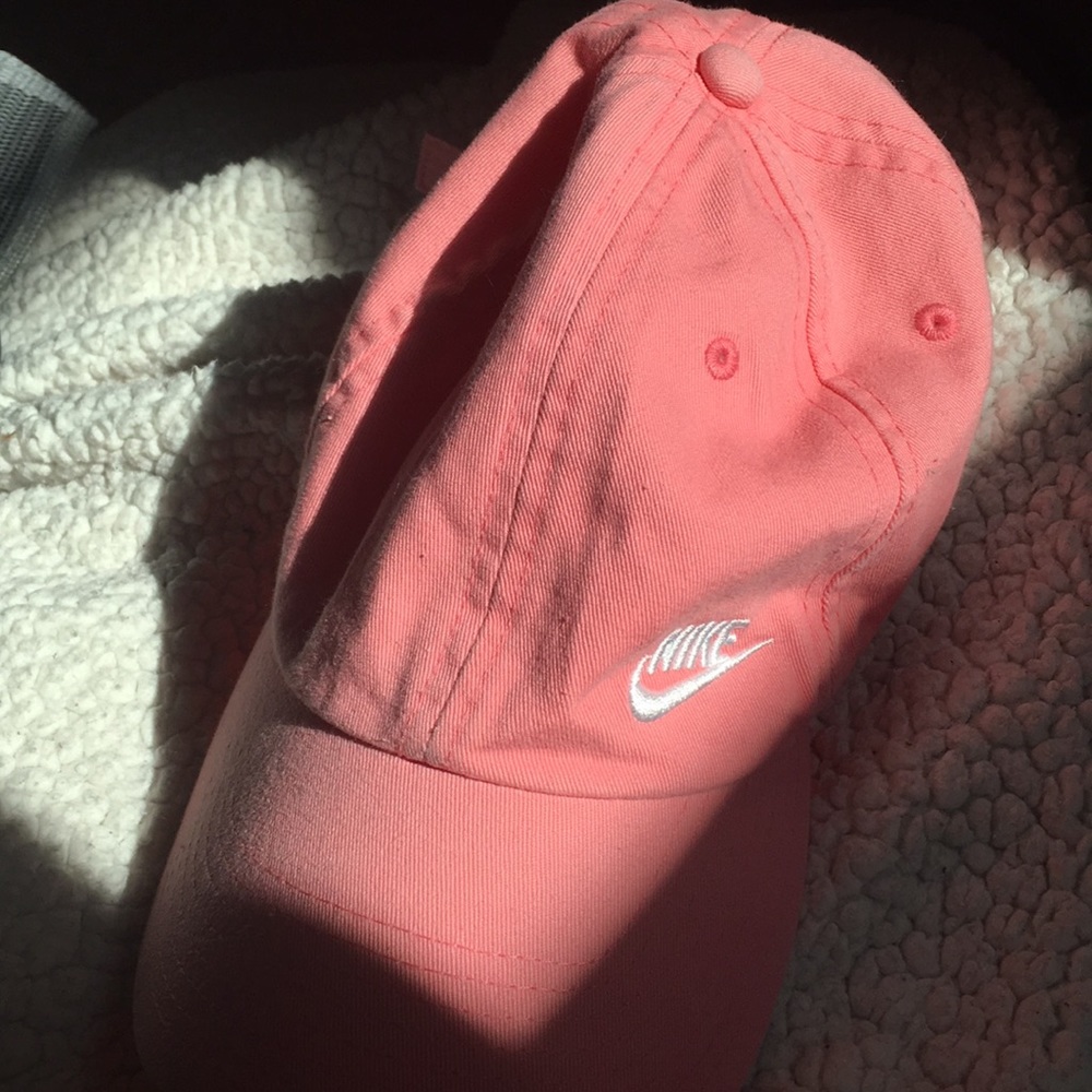 Pink nike hat